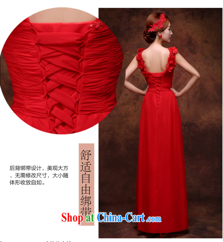 Sophie HIV than toasting Service Bridal Fashion 2015 new summer wedding ceremony double-shoulder red dress long, cultivating the dress bridal gown dance female Red XXL pictures, price, brand platters! Elections are good character, the national distribution, so why buy now enjoy more preferential! Health