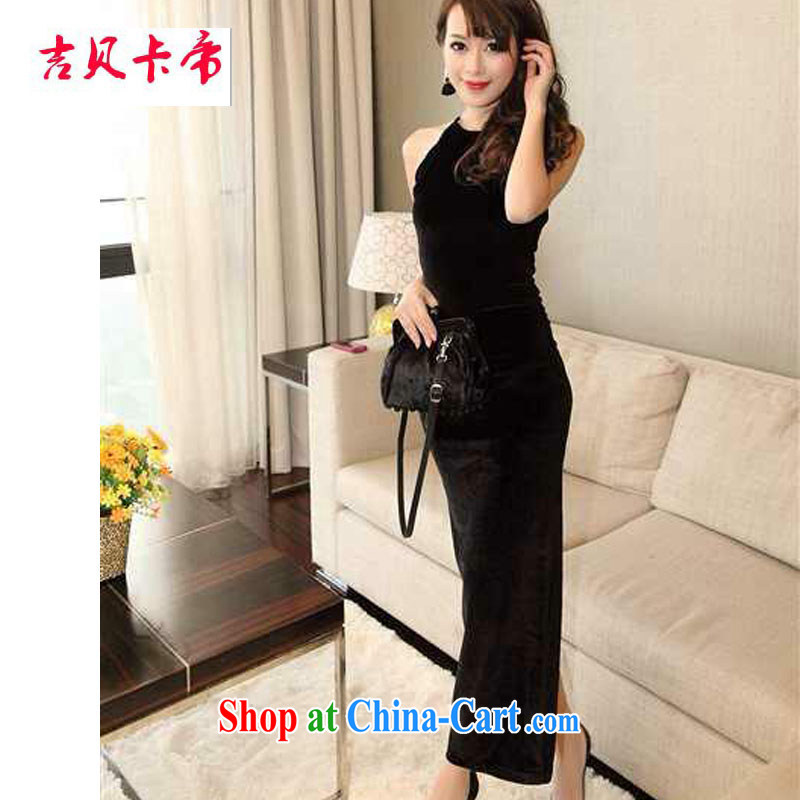 The Bekaa in Dili, sense of aristocratic aristocratic aura high-end atmospheric graphics thin dress dresses the forklift truck in stock large black are code