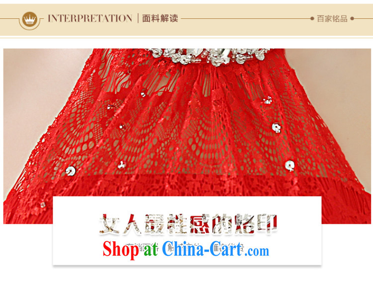 Evening Dress bridal toast service 2015 summer new champagne color red long-also Graphics thin beauty bridesmaid dresses dress new promotions throughout the red. size 5 - 7 Day Shipping pictures, price, brand platters! Elections are good character, the national distribution, so why buy now enjoy more preferential! Health