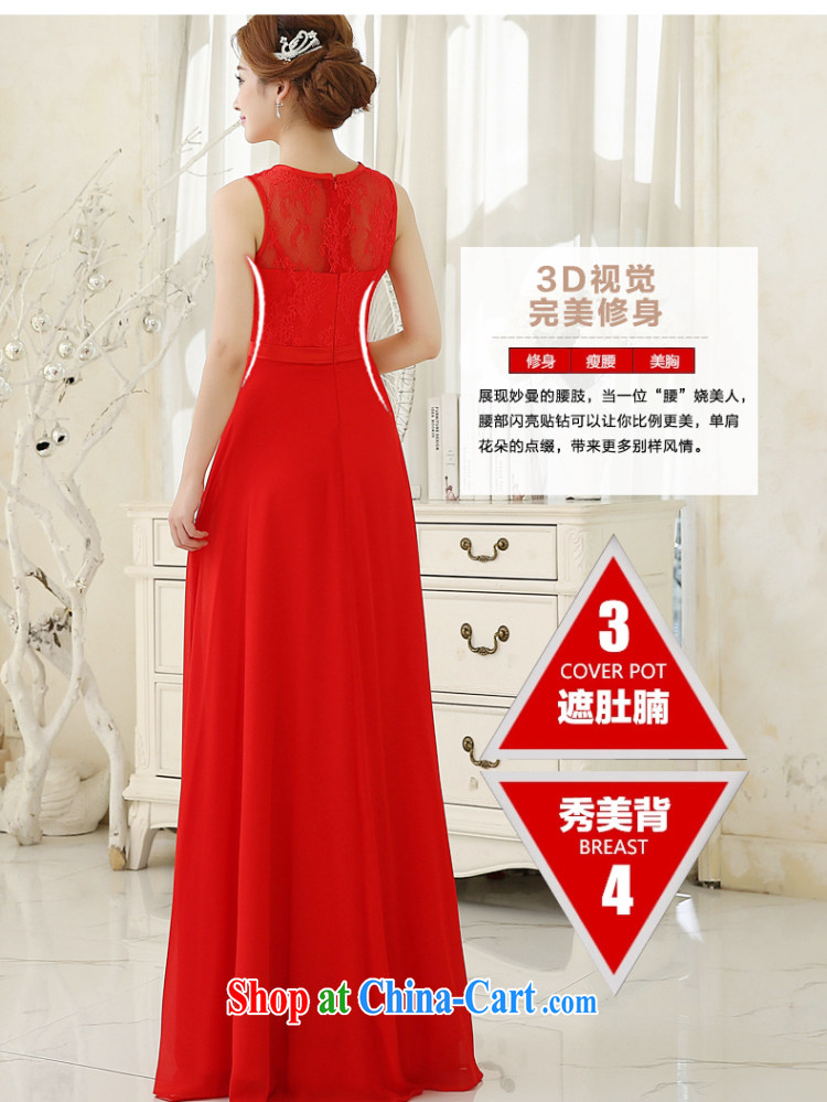 Evening Dress dress bridal wedding toast clothing 2015 new lace round-collar video slim, evening dress bridesmaid moderator dress female new national package mail Red. size 5 - 7 Day Shipping pictures, price, brand platters! Elections are good character, the national distribution, so why buy now enjoy more preferential! Health