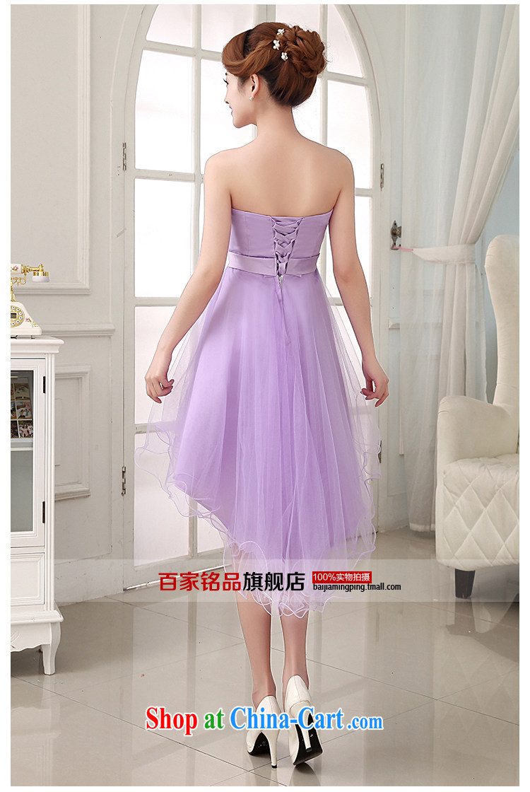 Dress Evening Dress dress short skirt 2015 new stylish beauty luxury lace bridal bridesmaid short before long dresses winter clothing dresses and package mail light purple. size 5 - 7 Day Shipping pictures, price, brand platters! Elections are good character, the national distribution, so why buy now enjoy more preferential! Health