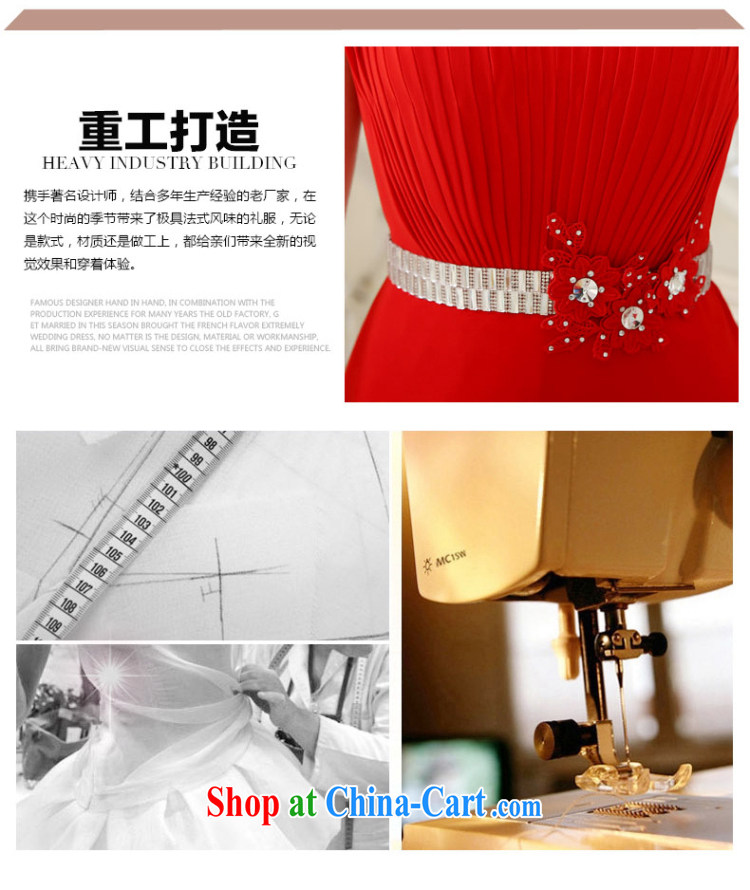 2015 new wedding dresses serving toast bride marriage and stylish wood drill cultivating the waist pink Evening Dress long bridesmaid's dress and package mail Red. size 5 - 7 Day Shipping pictures, price, brand platters! Elections are good character, the national distribution, so why buy now enjoy more preferential! Health