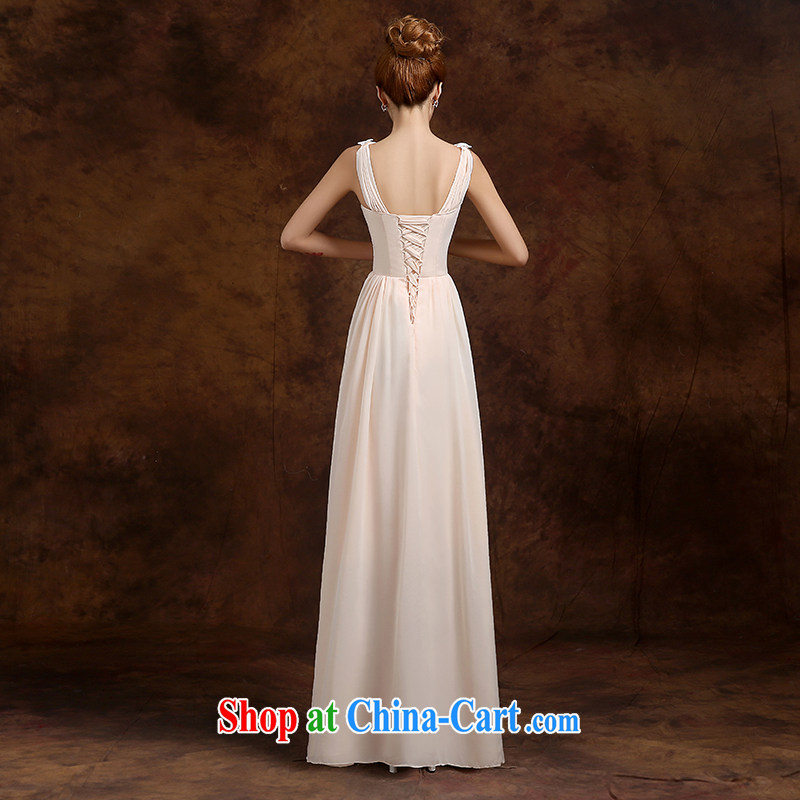 Sophie THE MORE THAN 2015 new summer wedding dresses Korean bridal wedding bridesmaid sisters served toast in serving long evening dress bridesmaid dress graduation ball champagne color shoulders A XL, Sophie aids (SOFIE ABBY), online shopping