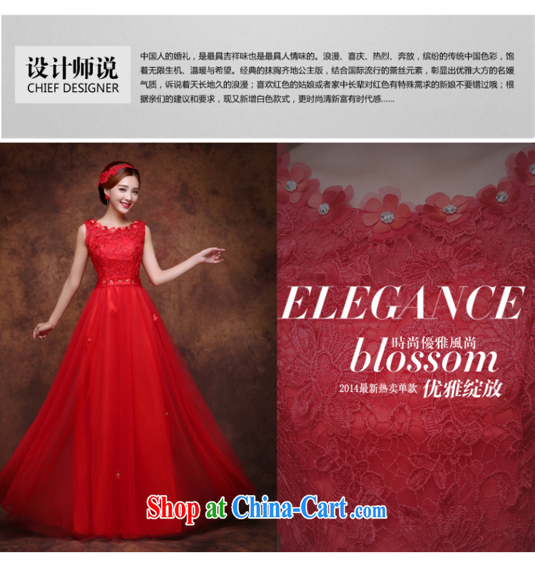 Toast clothing dress new winter 2015, lace graphics thin bridal toast dress uniform a field shoulder Red Beauty, annual Banquet hosted Evening Dress red L pictures, price, brand platters! Elections are good character, the national distribution, so why buy now enjoy more preferential! Health
