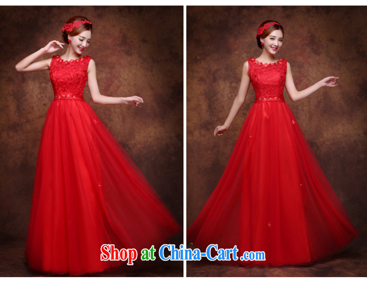 Toast clothing dress new winter 2015, lace graphics thin bridal toast dress uniform a field shoulder Red Beauty, annual Banquet hosted Evening Dress red L pictures, price, brand platters! Elections are good character, the national distribution, so why buy now enjoy more preferential! Health