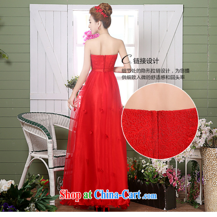 The Vanessa serving toast bride summer 2015 New Red wedding dress long wiped his chest annual banquet dress zipper cultivating graphics thin alignment to dress female Red XL (red long, elegant alignment, pictures, price, brand platters! Elections are good character, the national distribution, so why buy now enjoy more preferential! Health