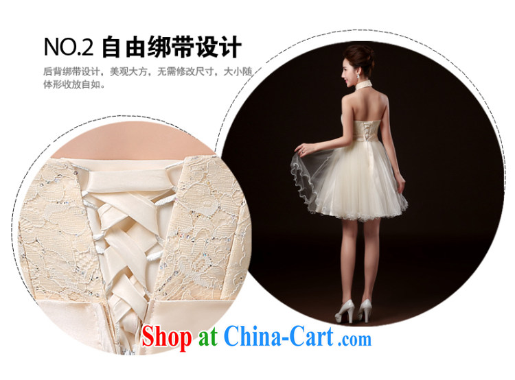 100 the ball bridesmaid dress new 2014 Winter Fashion bridesmaid dress service banquet hosted annual dress short bridesmaid's sister dress bridesmaid dresses serving champagne color S pictures, price, brand platters! Elections are good character, the national distribution, so why buy now enjoy more preferential! Health