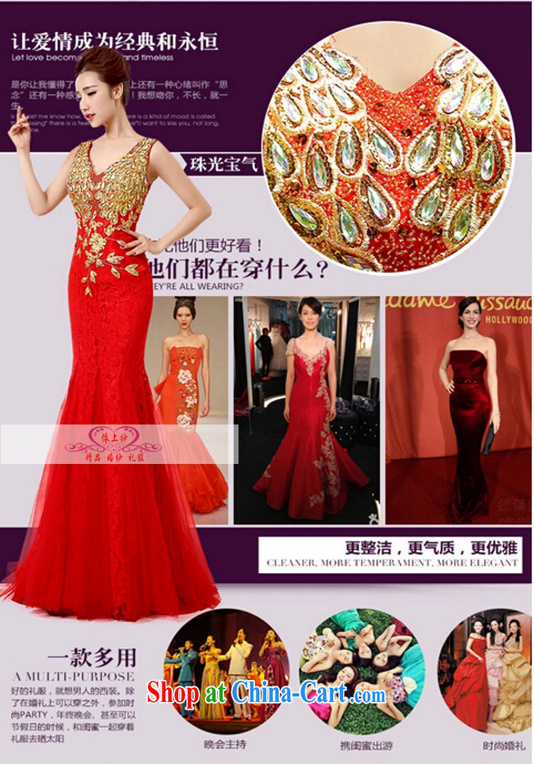 Yong-yan and stylish 2015 toast serving long, a shoulder-tail dress retro high-end crowsfoot dress uniforms dress the pink. size color is not final pictures, price, brand platters! Elections are good character, the national distribution, so why buy now enjoy more preferential! Health