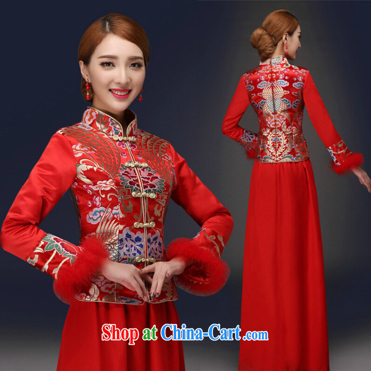 It is also optimized their autumn and winter new long-sleeved dresses retro toast YFTK service 2080 red XXL pictures, price, brand platters! Elections are good character, the national distribution, so why buy now enjoy more preferential! Health