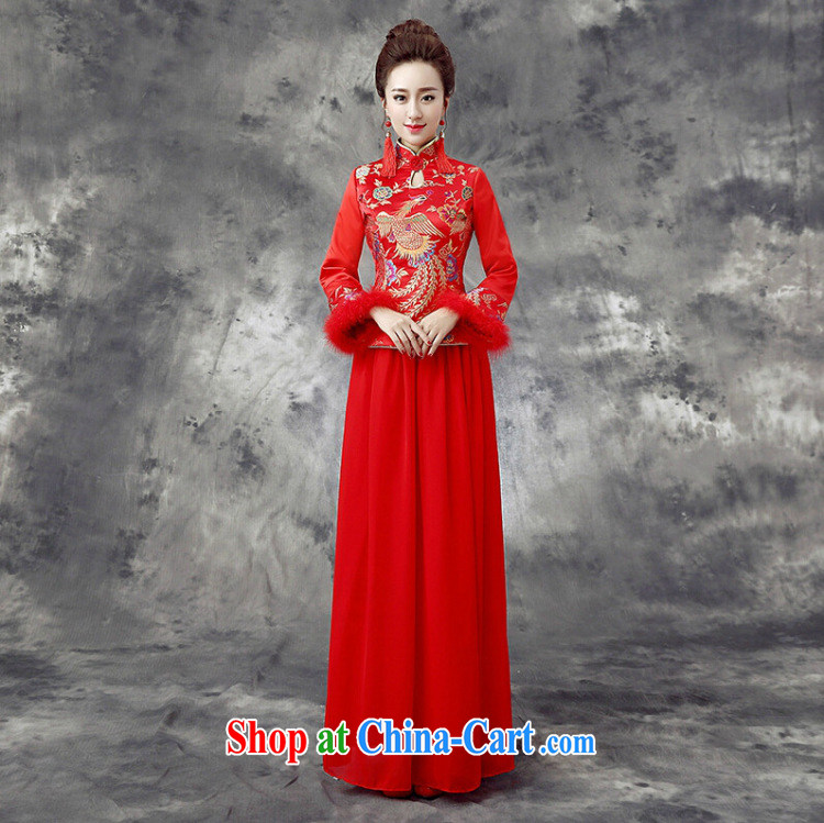 It is also optimized their swords into plowshares and cotton thick bridal toast cheongsam dress YFTK 2810 red XXL pictures, price, brand platters! Elections are good character, the national distribution, so why buy now enjoy more preferential! Health