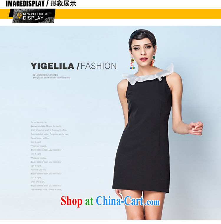 Yi Ge Theo-Ben Gurirab of aristocratic ladies snow yarn flouncing shoulder sleeveless mini dress casual day dress dress black 6632 L pictures, price, brand platters! Elections are good character, the national distribution, so why buy now enjoy more preferential! Health