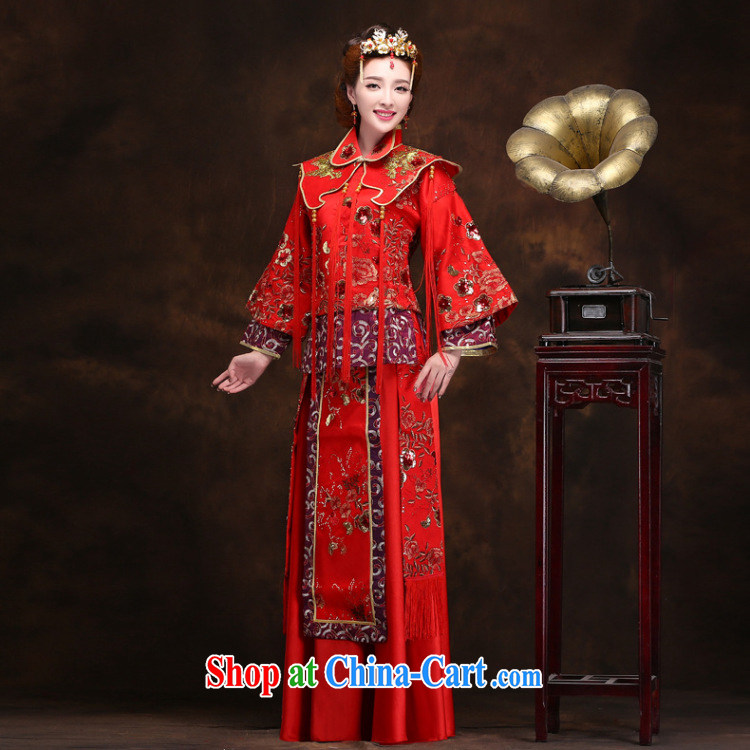 There's a phoenix of new Chinese Dress married Yi-hi use marriages red long retro winter 2094 YY red XXXL pictures, price, brand platters! Elections are good character, the national distribution, so why buy now enjoy more preferential! Health
