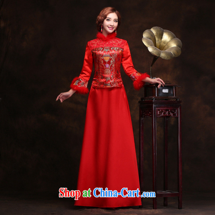 Still, 12,014 new winter long-sleeved quilted thick cotton wedding winter red wedding bridal YY 2098 red XXL pictures, price, brand platters! Elections are good character, the national distribution, so why buy now enjoy more preferential! Health