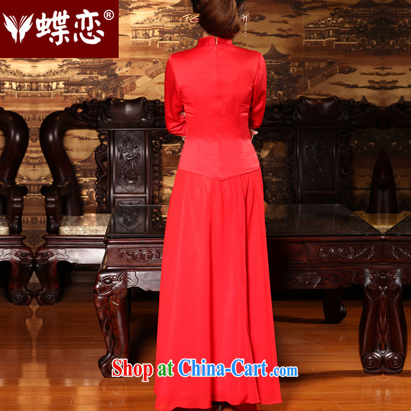 Butterfly Lovers spring 2015 the new, improved antique wedding dresses bridal the liquor service red long wedding dress 49,158 red new pre-sales 7 Day Shipping XXL, Butterfly Lovers, shopping on the Internet