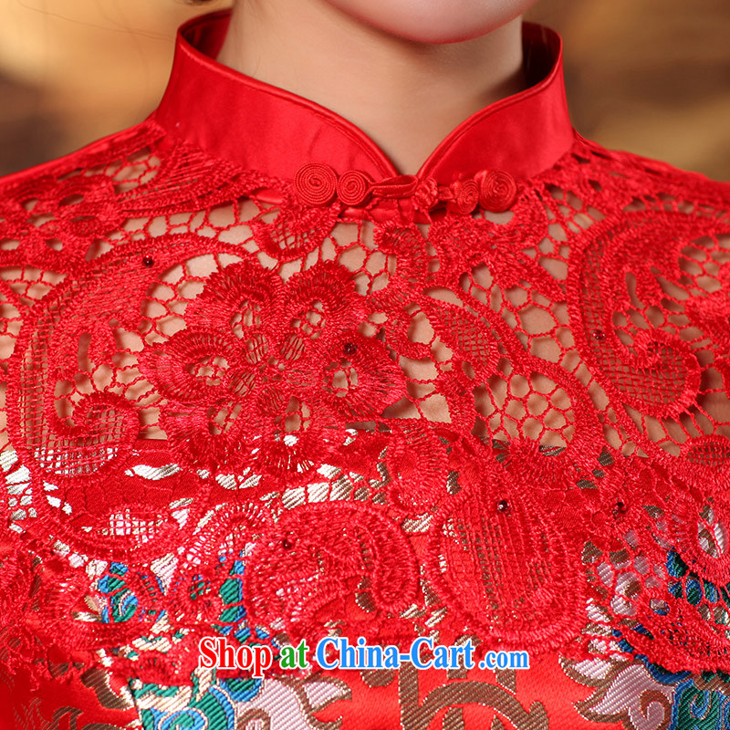Butterfly Lovers spring 2015 the new, improved antique wedding dresses bridal the liquor service red long wedding dress 49,158 red new pre-sales 7 Day Shipping XXL, Butterfly Lovers, shopping on the Internet
