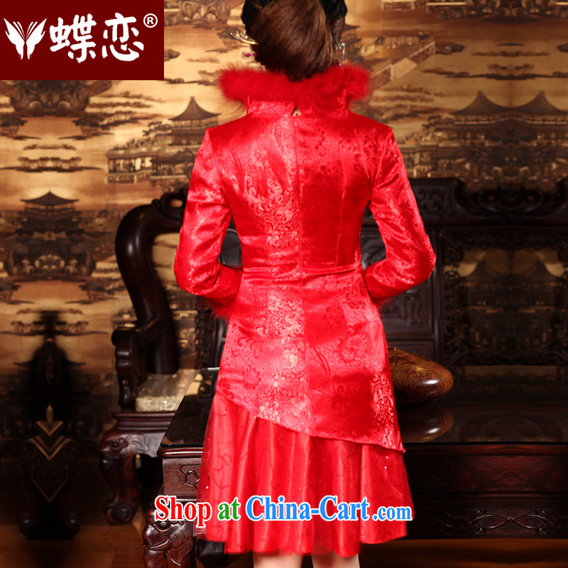 Butterfly Lovers 2015 spring new retro improved bridal dresses the liquor service red short wedding dress 49,159 red new pre-sale 7 Day Shipping XXL, Butterfly Lovers, shopping on the Internet