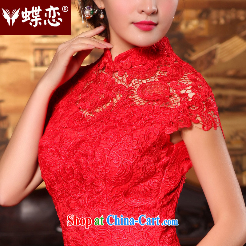 Butterfly Lovers 2015 summer, winter clothing retro improved wedding dresses long dresses, bridal the liquor service wedding dress 49,160 red new pre-sale 7 Day Shipping XXL, Butterfly Lovers, shopping on the Internet