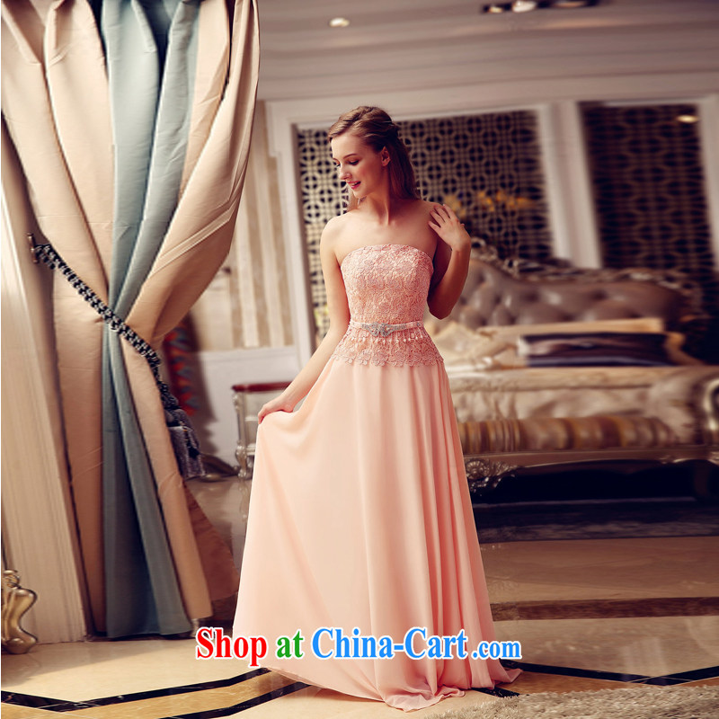 The bride's wedding dress new winter 2015 bridesmaid dress toast Service Bridal wedding dress 712 pink L, the bride, shopping on the Internet