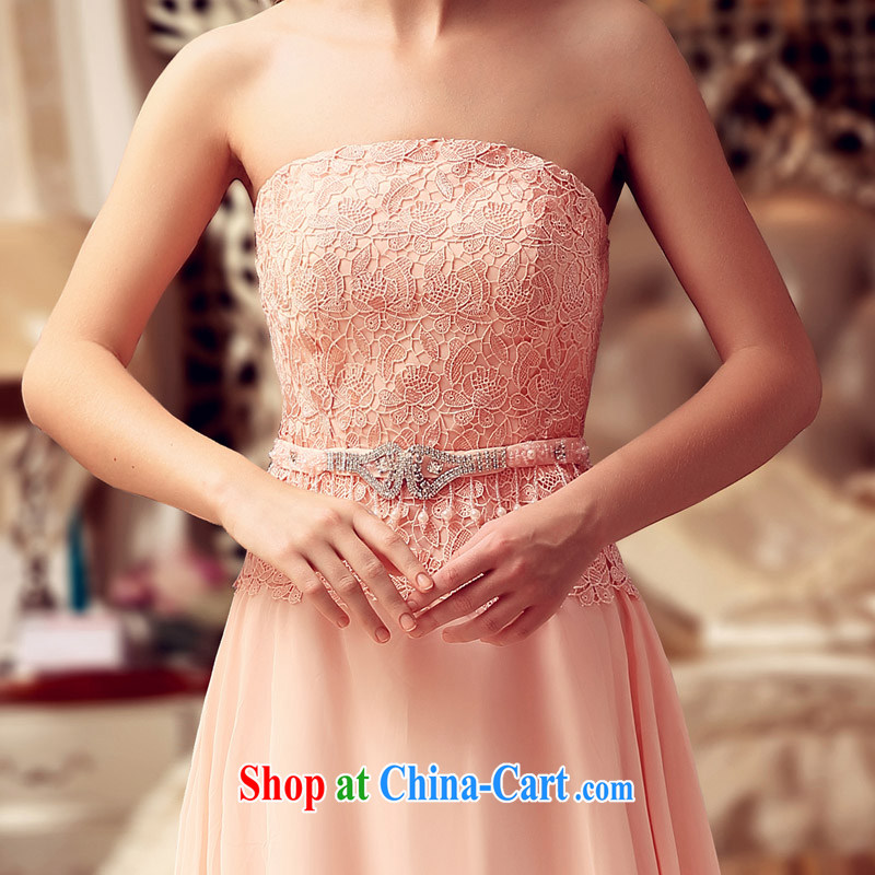 The bride's wedding dress new winter 2015 bridesmaid dress toast Service Bridal wedding dress 712 pink L, the bride, shopping on the Internet