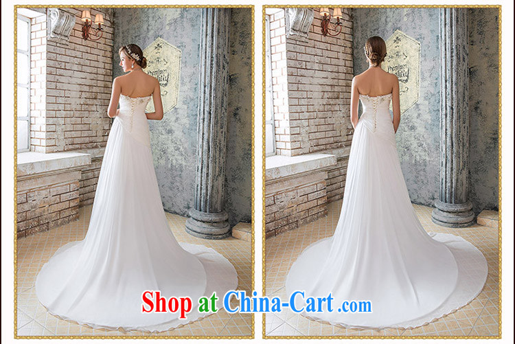 The bride's wedding dresses new 2015 original design and elegant dinner dress uniform tail 631 white L pictures, price, brand platters! Elections are good character, the national distribution, so why buy now enjoy more preferential! Health