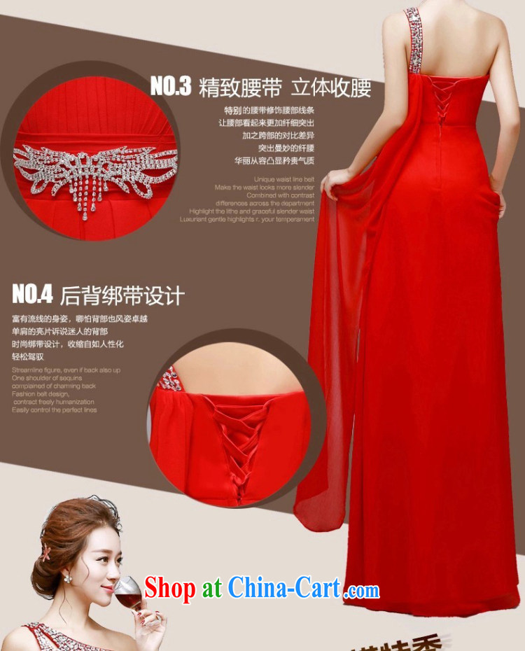 Dream of the day wedding dresses summer 2015 new marriage toast serving high-waist, shoulder parquet drill banquet straps dress 8016 red XXXL 2.4 feet waist pictures, price, brand platters! Elections are good character, the national distribution, so why buy now enjoy more preferential! Health