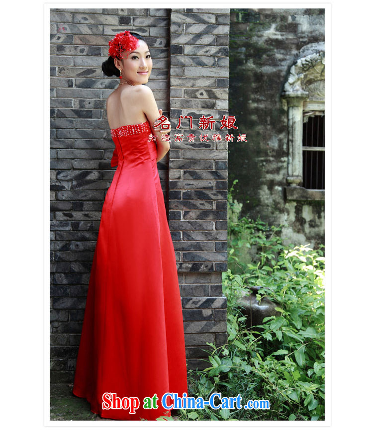 The bride's wedding dresses 2015 new wedding dresses toast red evening dress bridal load 641 red M pictures, price, brand platters! Elections are good character, the national distribution, so why buy now enjoy more preferential! Health
