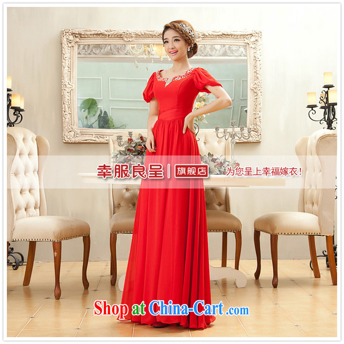 A good service is 2015 New Red bridal toast serving long, with Moderator dress the code mm thick red 5 XL pictures, price, brand platters! Elections are good character, the national distribution, so why buy now enjoy more preferential! Health