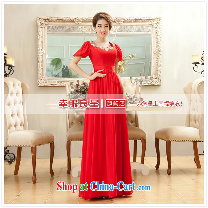 A good service is 2015 New Red bridal toast serving long, with Moderator dress the code mm thick red 5 XL pictures, price, brand platters! Elections are good character, the national distribution, so why buy now enjoy more preferential! Health