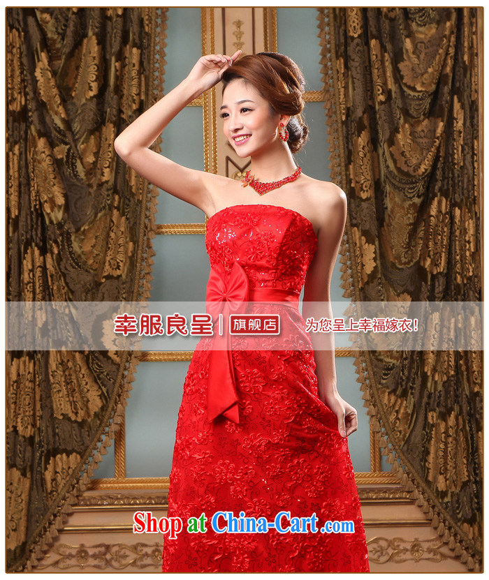 A good service is 2015 new marriages wedding dresses serving toast red long moderator dress red L pictures, price, brand platters! Elections are good character, the national distribution, so why buy now enjoy more preferential! Health
