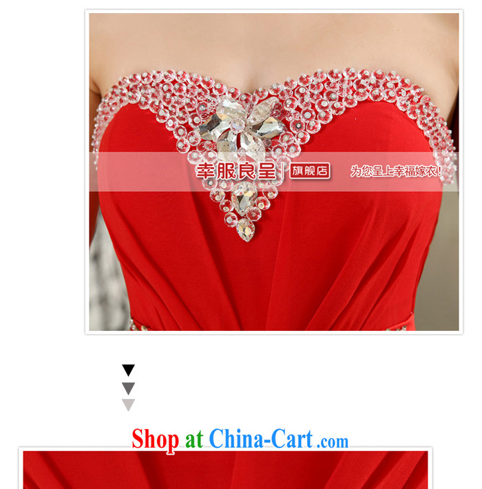 A good service is 2015 new bride wedding dress long red with Princess Mary Magdalene chest wedding dresses dress red L pictures, price, brand platters! Elections are good character, the national distribution, so why buy now enjoy more preferential! Health