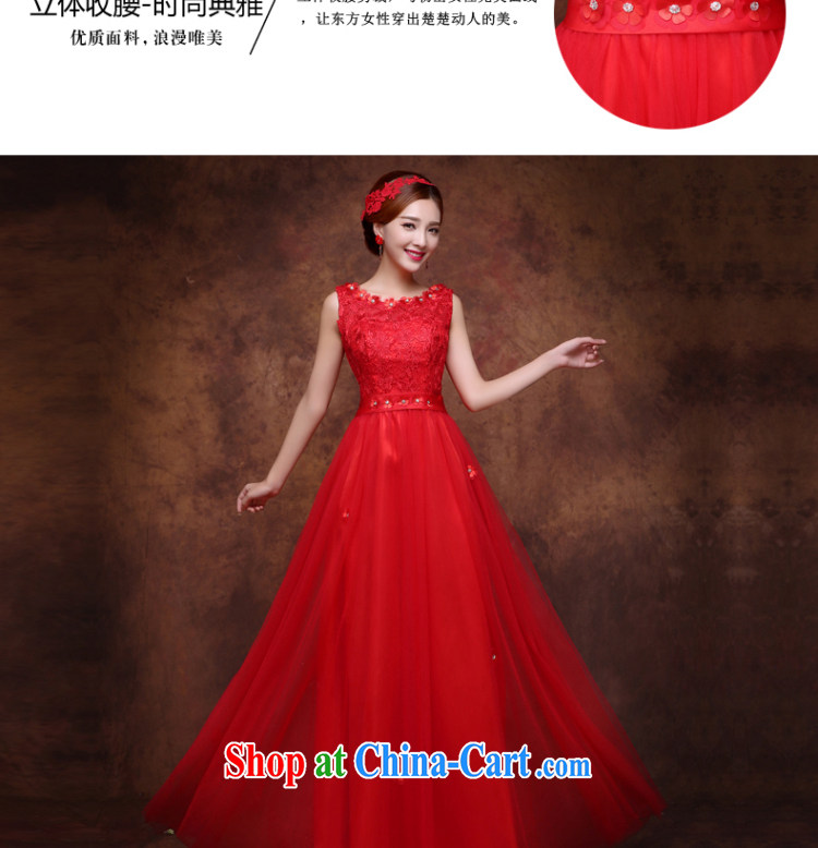 Wei Qi 2015 new summer wedding dresses bridal wedding dress red bows, serving double-shoulder lace banquet dress the dress code graduation ball female Red XXL pictures, price, brand platters! Elections are good character, the national distribution, so why buy now enjoy more preferential! Health
