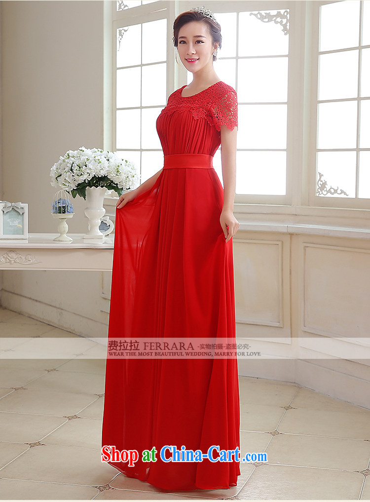 2015 new bridal gown classic round-collar sexy lace tie bows dress uniform XL Suzhou shipping pictures, price, brand platters! Elections are good character, the national distribution, so why buy now enjoy more preferential! Health
