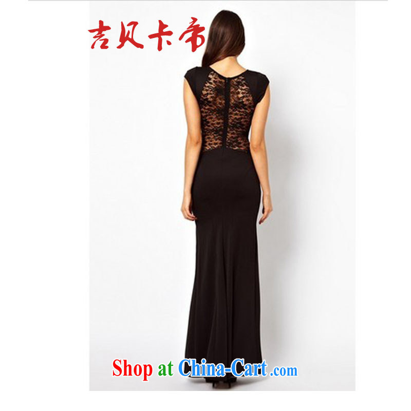 The Bekaa in Dili 8037 #Europe trade long skirt the forklift truck dresses behind lace skirt night dress red M, Bekaa in Dili (JIBEIKADI), shopping on the Internet