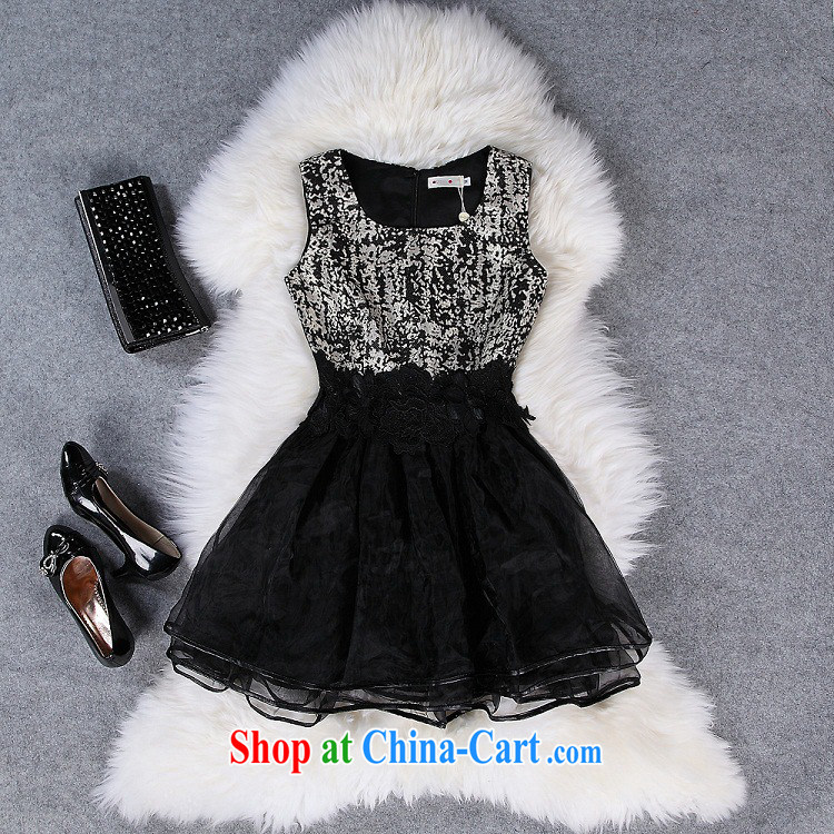 The Bekaa in Dili only autumn and winter clothing European site European root yarn embroidery lace dress vest skirt small dress 1227 black XS pictures, price, brand platters! Elections are good character, the national distribution, so why buy now enjoy more preferential! Health
