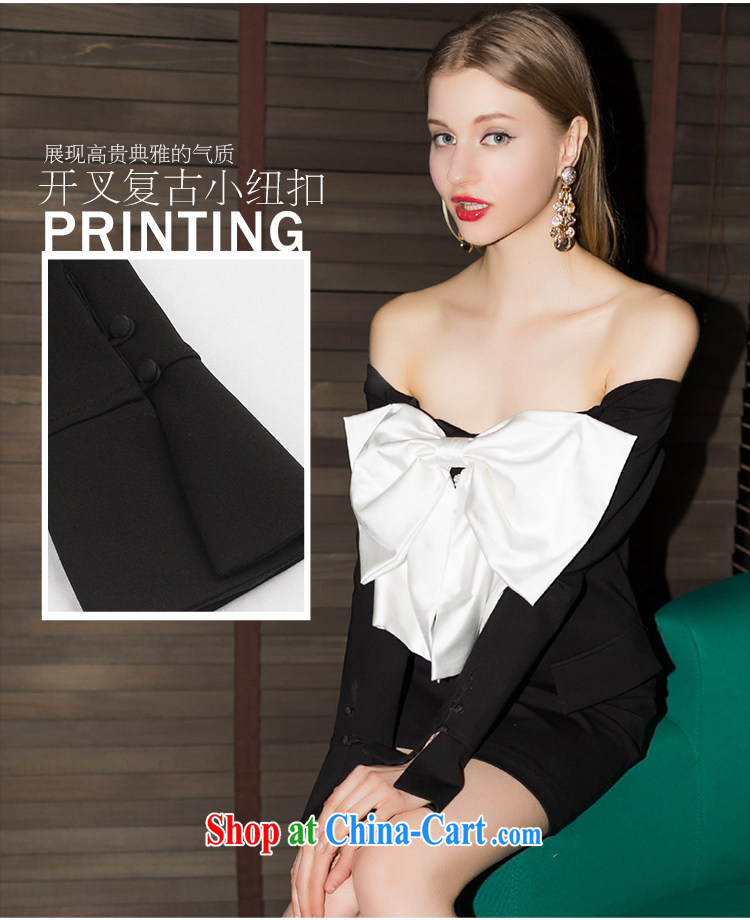 Yi Ge Theo-Ben Gurirab of aristocratic ladies style small dress bow-tie a bare shoulders banquet show long-sleeved gown dress black 6882 L pictures, price, brand platters! Elections are good character, the national distribution, so why buy now enjoy more preferential! Health