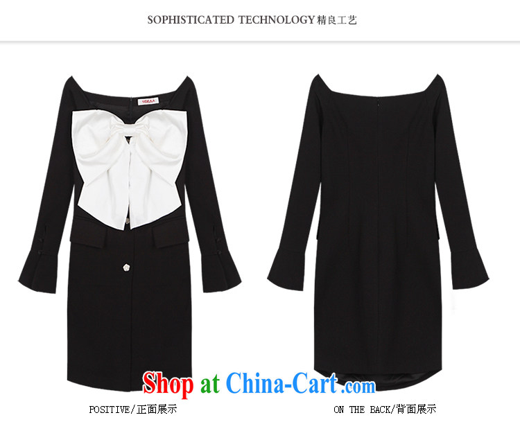 Yi Ge Theo-Ben Gurirab of aristocratic ladies style small dress bow-tie a bare shoulders banquet show long-sleeved gown dress black 6882 L pictures, price, brand platters! Elections are good character, the national distribution, so why buy now enjoy more preferential! Health