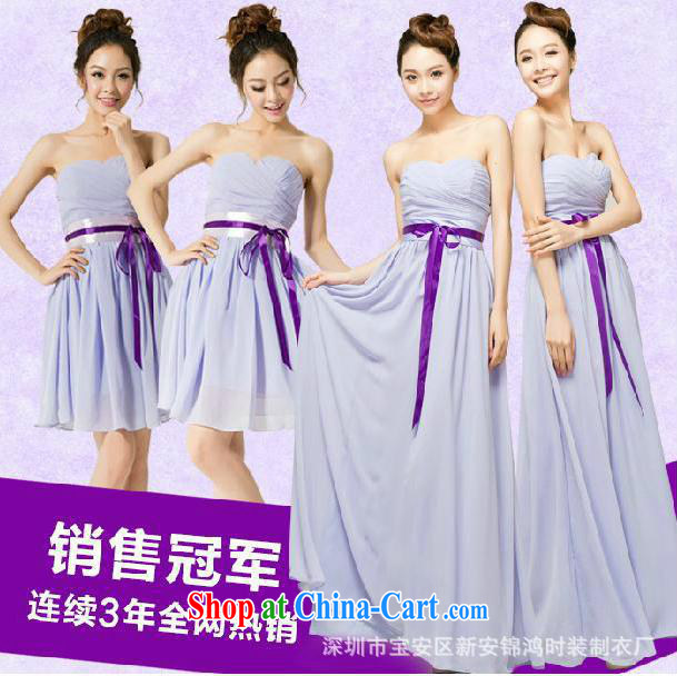 The package mail 2015 new small dress bridal wedding dress purple smears chest sexy shaggy dress Princess evening dress annual dress straps short skirts purple are code pictures, price, brand platters! Elections are good character, the national distribution, so why buy now enjoy more preferential! Health
