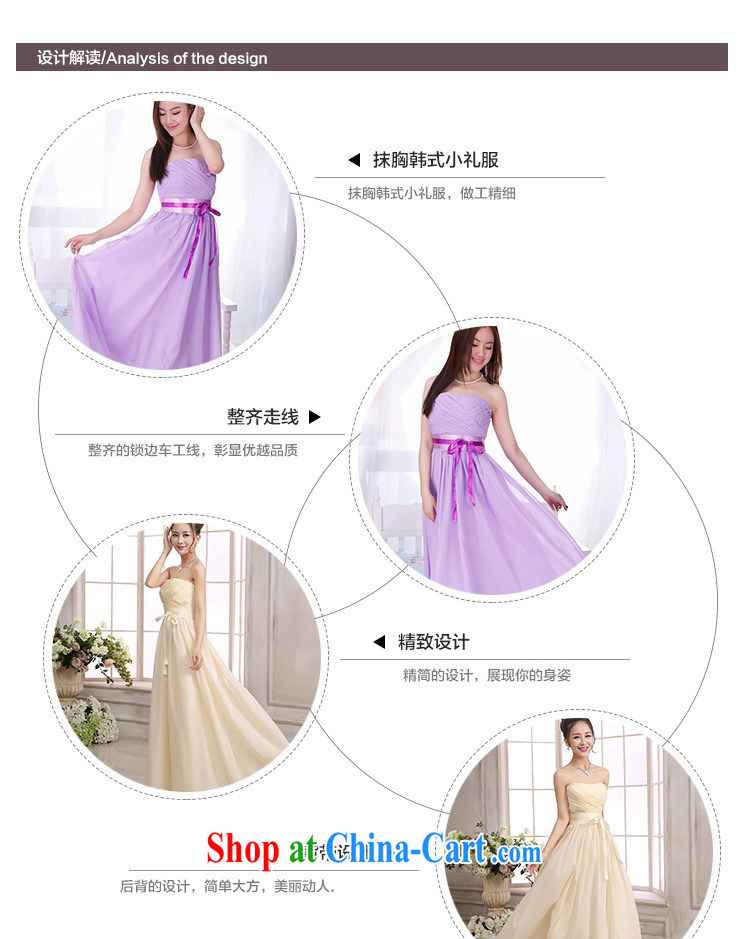 The package mail 2015 new long skirt small annual dress Evening Dress wrapped chest stylish ribbon-waist bridesmaid sister skirt snow woven dresses beauty champagne color, pictures, price, brand platters! Elections are good character, the national distribution, so why buy now enjoy more preferential! Health