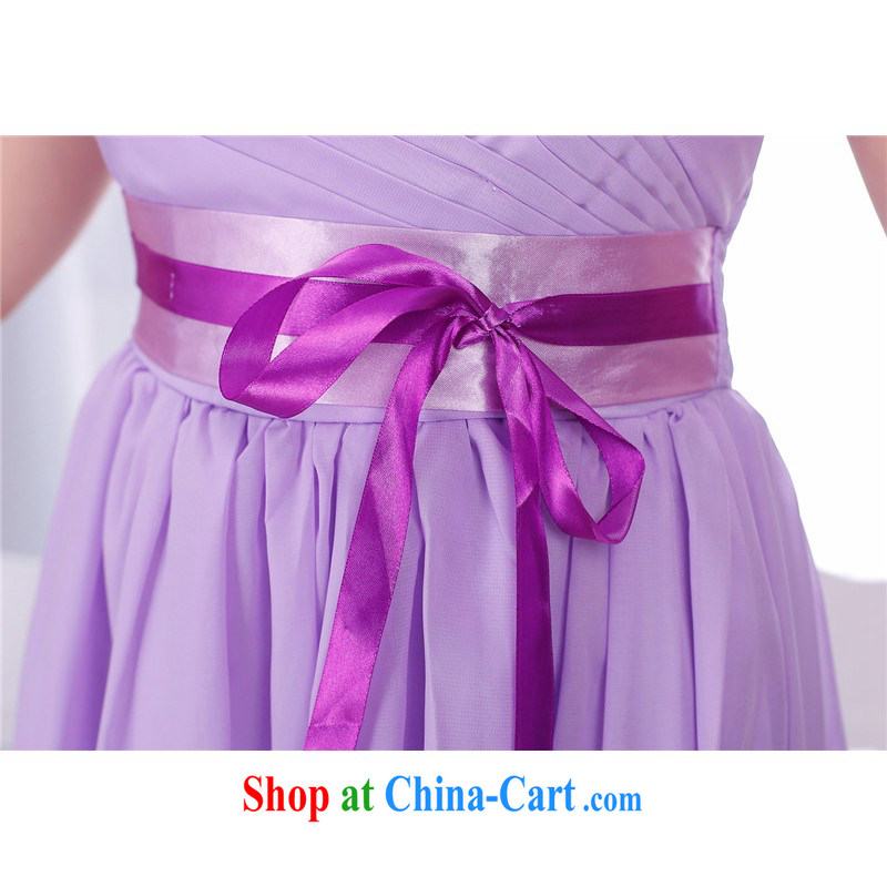 The package mail 2015 new long skirt small annual dress Evening Dress wrapped around chest and stylish ribbon-waist bridesmaid sister snow skirt woven dresses beauty champagne color code, land is still the garment, shopping on the Internet