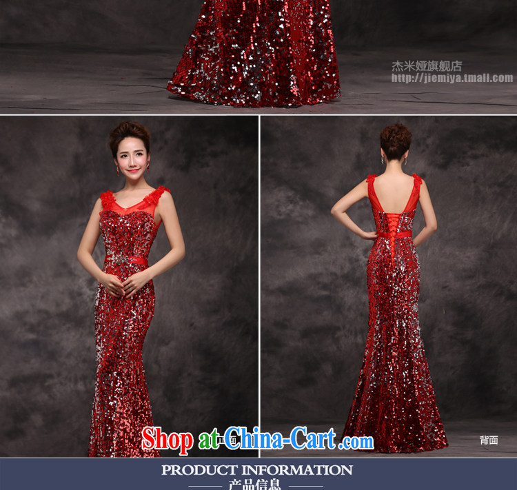 J. MIA dress 2015 New Long bows service bridal gown crowsfoot shoulders, stylish wedding dress red XXL pictures, price, brand platters! Elections are good character, the national distribution, so why buy now enjoy more preferential! Health
