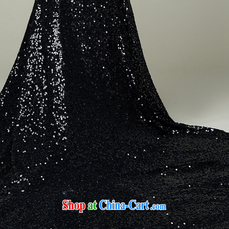 Han Park (cchappiness) 2015 new beauty, long serving toast sexy banquet Annual Meeting dress black S (7 days Shipping), Han Park (cchappiness), online shopping