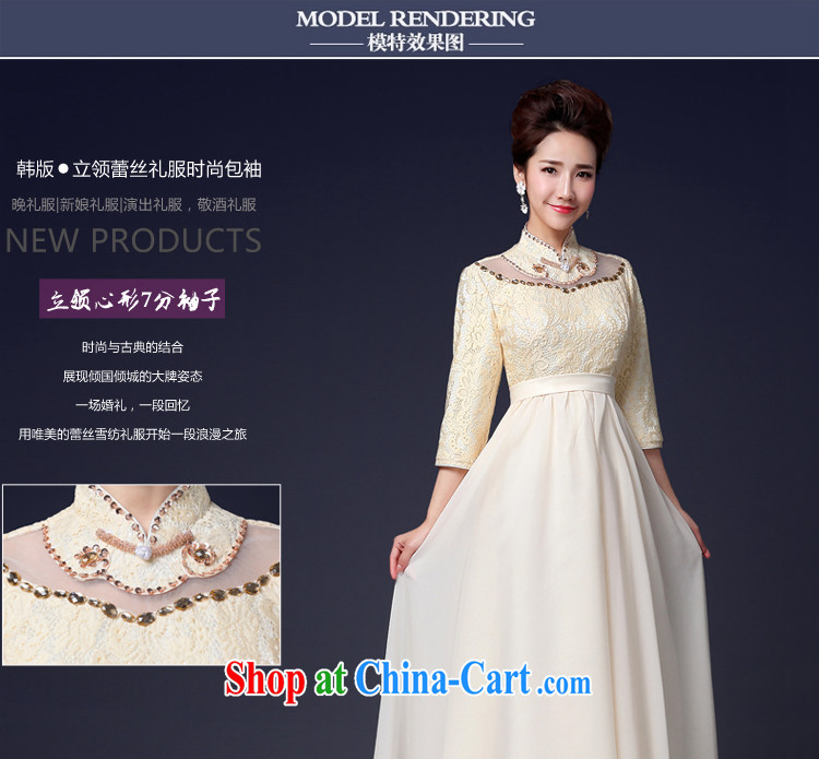 J. MIA dress 2015 new stylish cuff in long marriages champagne toast service bridesmaid serving the dress long XXL pictures, price, brand platters! Elections are good character, the national distribution, so why buy now enjoy more preferential! Health