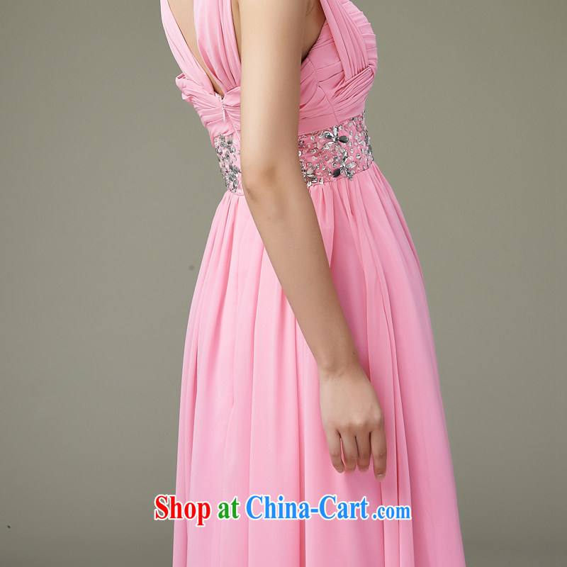 Han Park (cchappiness) 2015 new strap with back exposed wood drill snow woven the waist has been the pink zipper dress pink XL lightning shipping, Han Park (cchappiness), and, on-line shopping