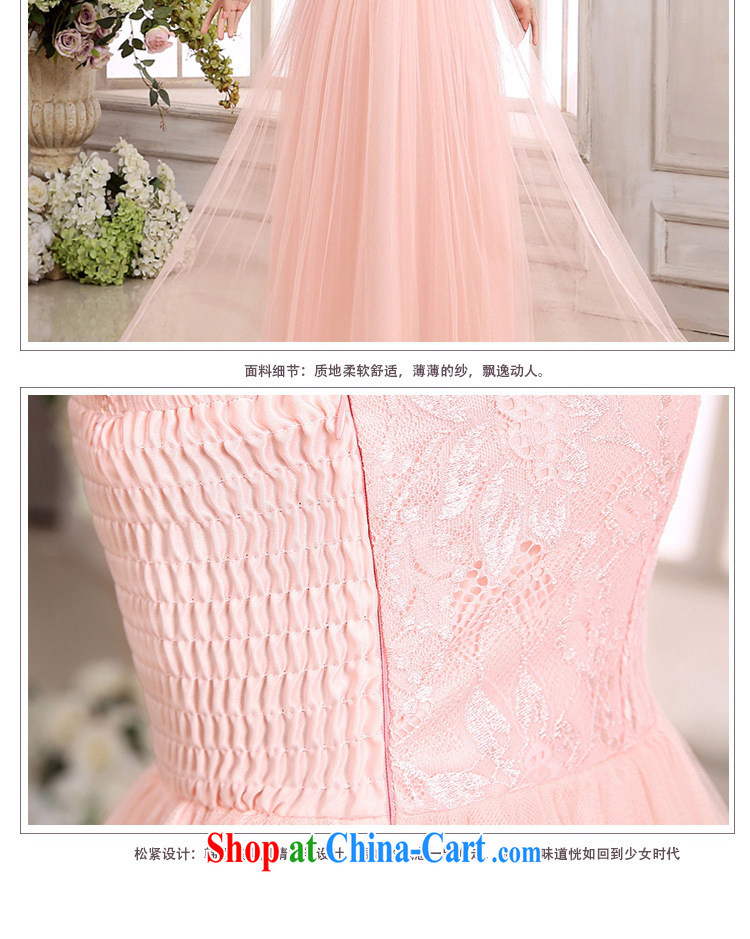 The delivery package as soon as possible the new Korean-style luxury lace straps long skirt large buds Silk Dresses skirt evening show annual short skirts sister bridesmaid dress long skirt pink are code pictures, price, brand platters! Elections are good character, the national distribution, so why buy now enjoy more preferential! Health
