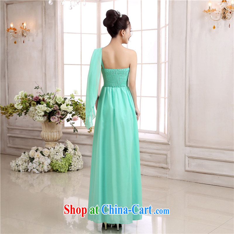 The delivery package as soon as possible the new Greek goddess softness snow woven long skirt the shoulder of dress sense annual meeting wedding bridesmaid sister short dresses and short skirts purple are code, land is still the garment, online shopping