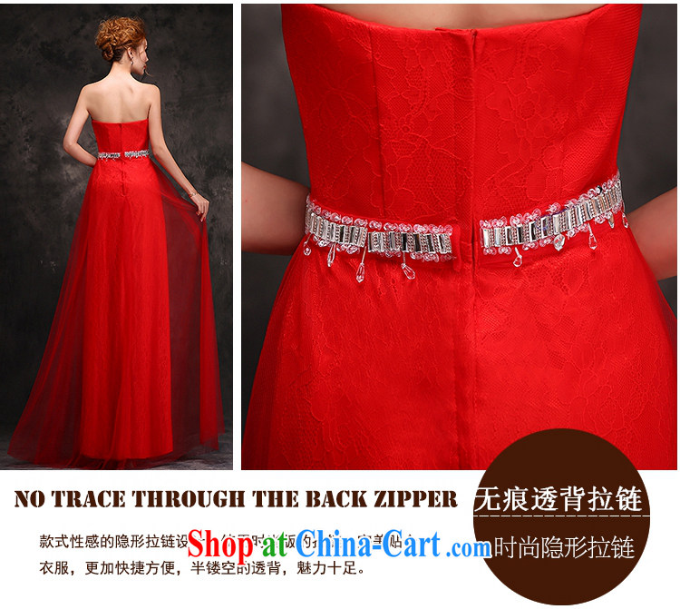 Hi Ka-hi 2014 New Long, chest bare dress bridal toast clothing wedding dresses dresses red stylish retro autumn and winter F 109 red left size tailored pictures, price, brand platters! Elections are good character, the national distribution, so why buy now enjoy more preferential! Health