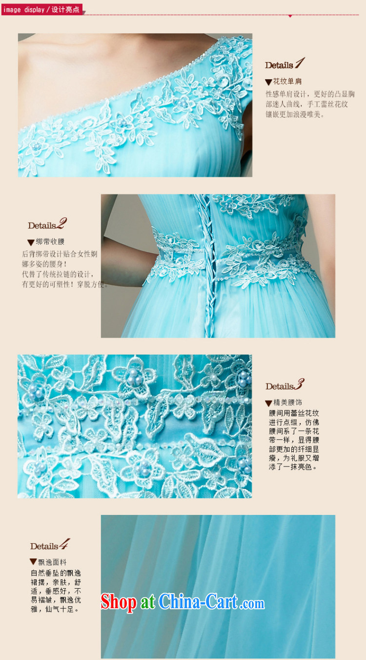 Han Park (cchappiness) 2015 new stylish single shoulder bows serving sweet bridesmaid banquet Annual Meeting Evening Dress mint green custom pictures, price, brand platters! Elections are good character, the national distribution, so why buy now enjoy more preferential! Health