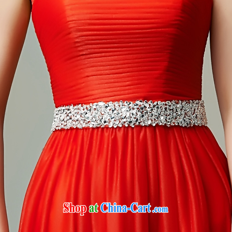 Han Park (cchappiness) 2015 new sexy lace bare chest snow woven skirts beauty bridal toast clothing stylish bridesmaid dress red custom, Han Park (cchappiness), online shopping
