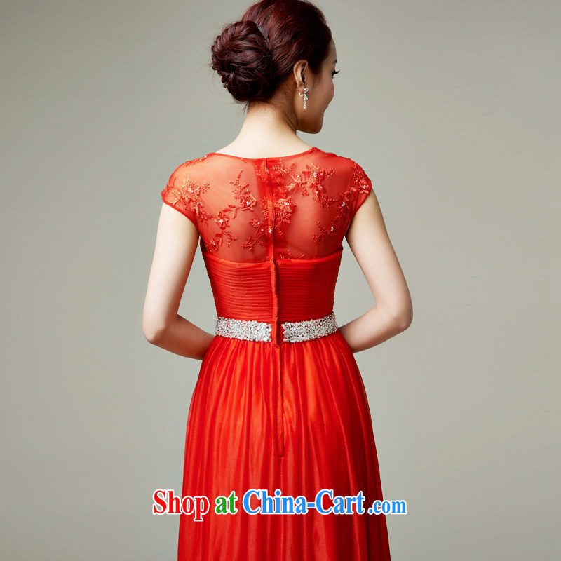 Han Park (cchappiness) 2015 new sexy lace bare chest snow woven skirts beauty bridal toast clothing stylish bridesmaid dress red custom, Han Park (cchappiness), online shopping