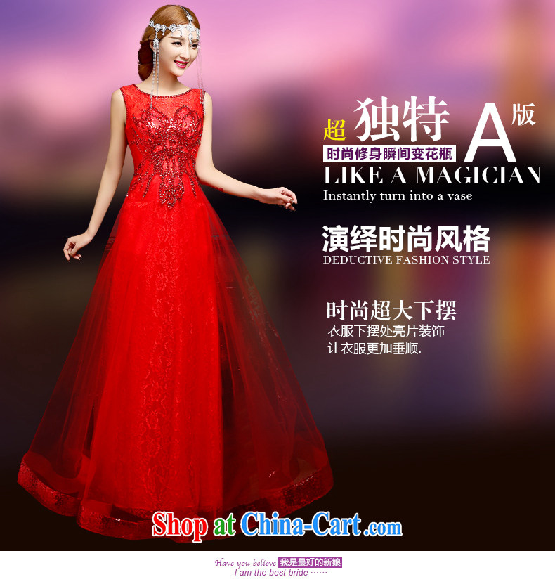 Code hang bridal 2014 stylish bridal toast served toast wedding dress wedding Red field shoulder long dress long skirt private. Dress red L pictures, price, brand platters! Elections are good character, the national distribution, so why buy now enjoy more preferential! Health